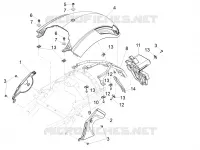 Rear mudguard