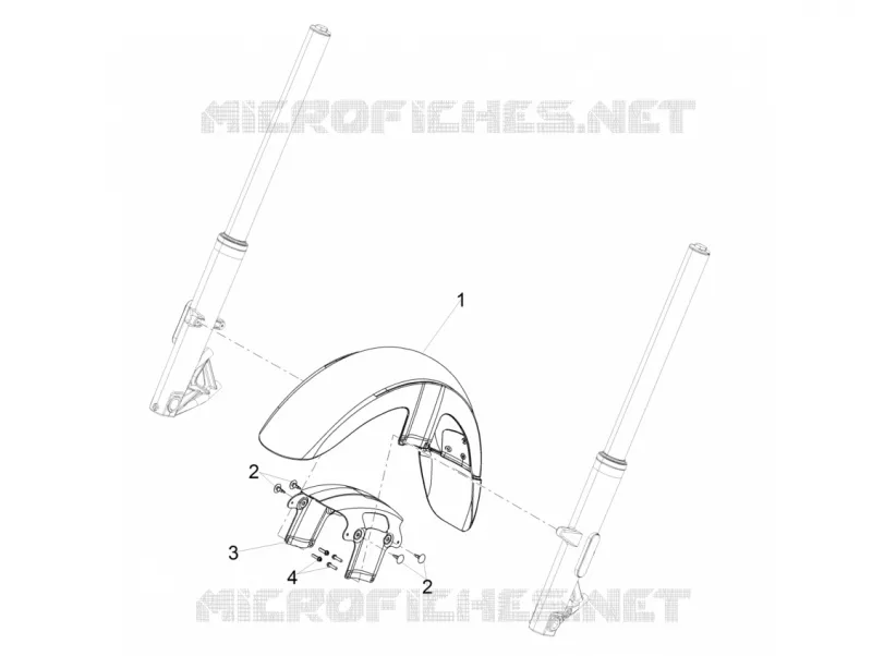 Front mudguard-Puntale