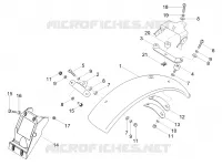Rear mudguard