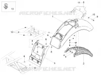 Rear mudguard