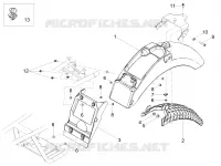 Rear mudguard
