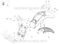 Rear mudguard