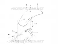 Rear mudguard