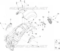 Rear mudguard