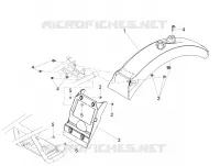 Rear mudguard