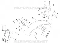 Rear mudguard