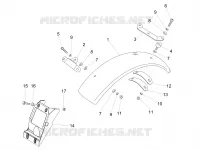 Rear mudguard