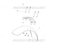 Front mudguard-Puntale