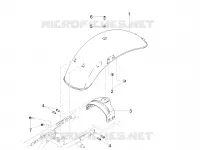 Rear mudguard