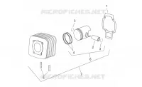 Cylinder with piston