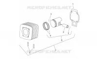 Cylinder with piston