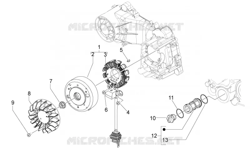 Cdi magneto assy