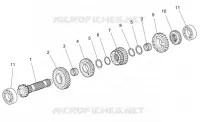 Primary gear shaft