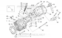 Cylinder head and valves
