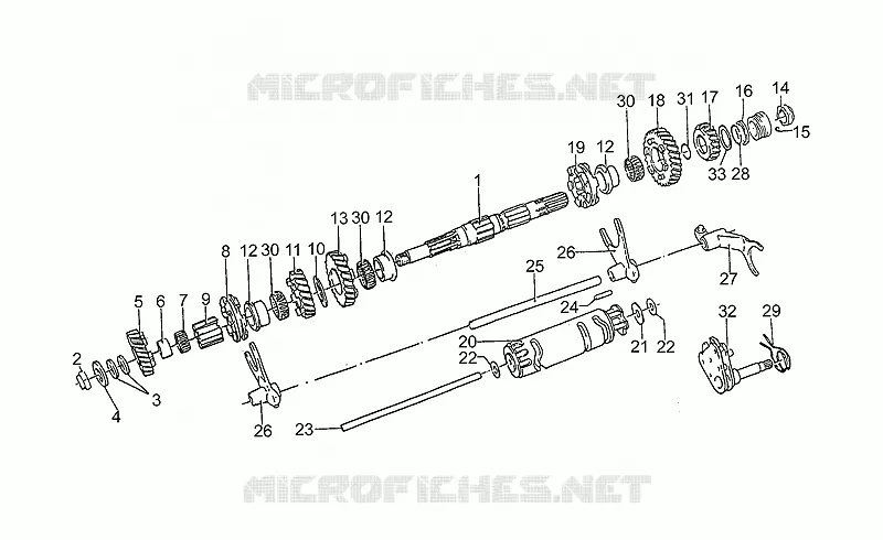 Driven shaft
