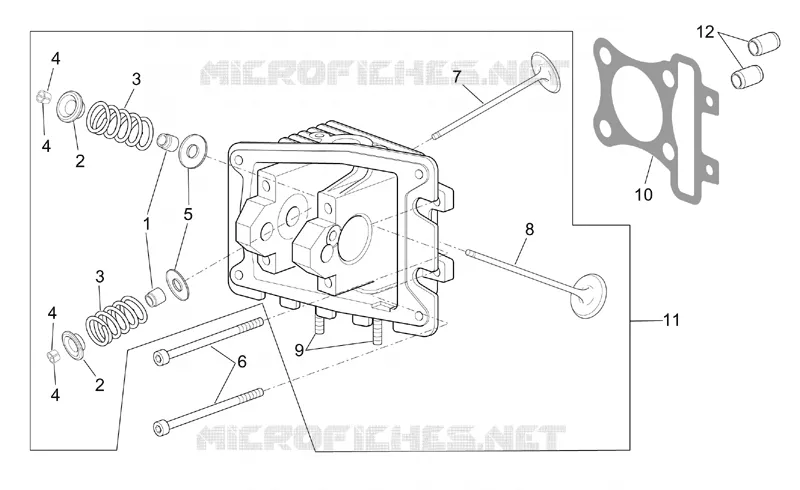 Cylinder head - valves