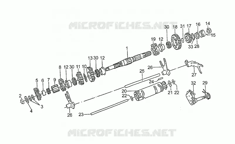 Driven shaft