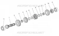 Primary gear shaft