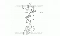 Starter motor cover