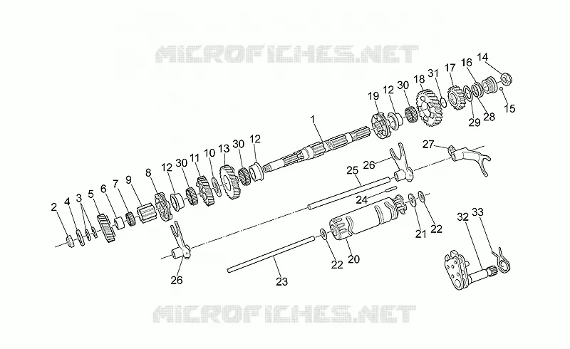 Driven shaft