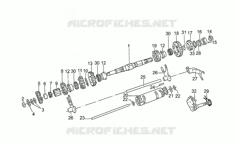 Driven shaft
