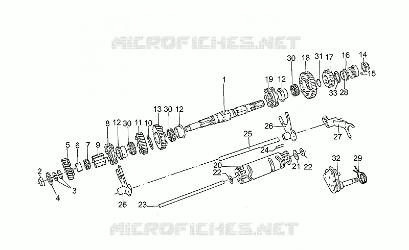 Driven shaft