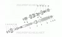 Primary gear shaft