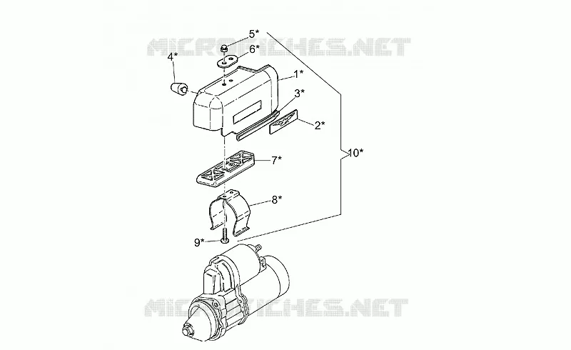 Optional starter cover