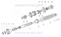 Primary gear shaft