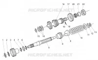 Primary gear shaft