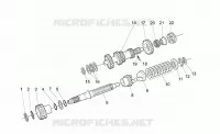 Primary gear shaft