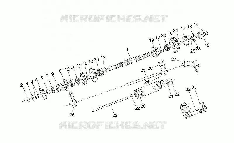 Driven shaft