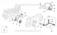 Kick-start gear/starter motor