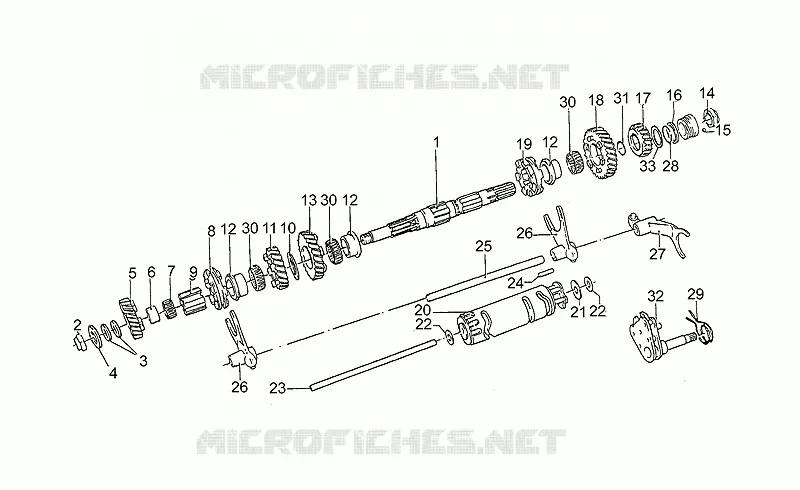 Driven shaft