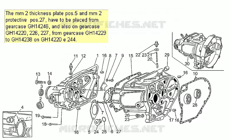 Transmission cage