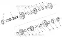 Driven shaft