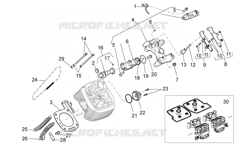 LH cylinder timing system I