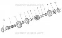 Primary gear shaft