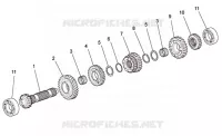 Primary gear shaft