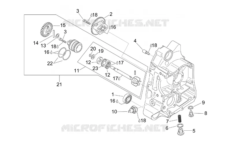 RH Semi-crankcase