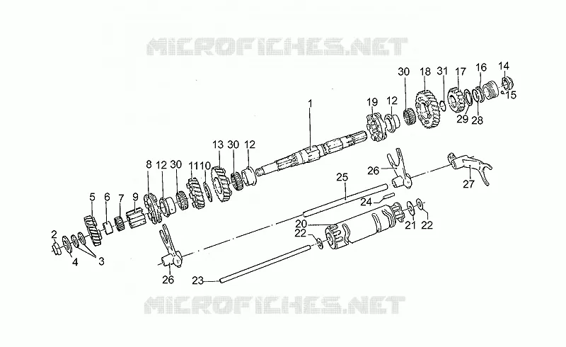 Driven shaft