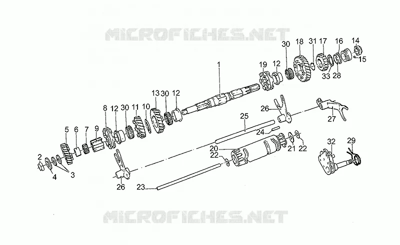 Driven shaft