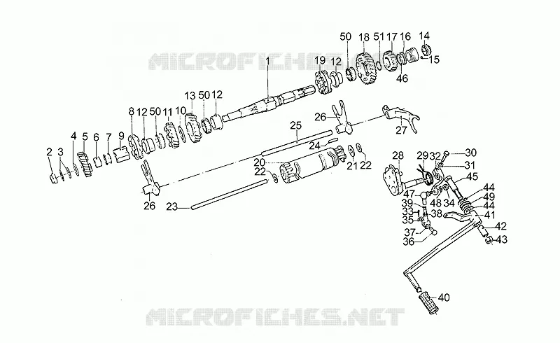 Driven shaft
