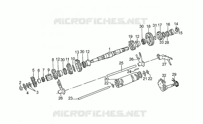 Driven shaft