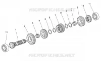 Primary gear shaft