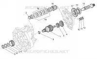 Primary gear shaft
