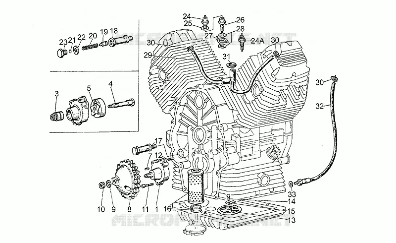 Oil pump-filter