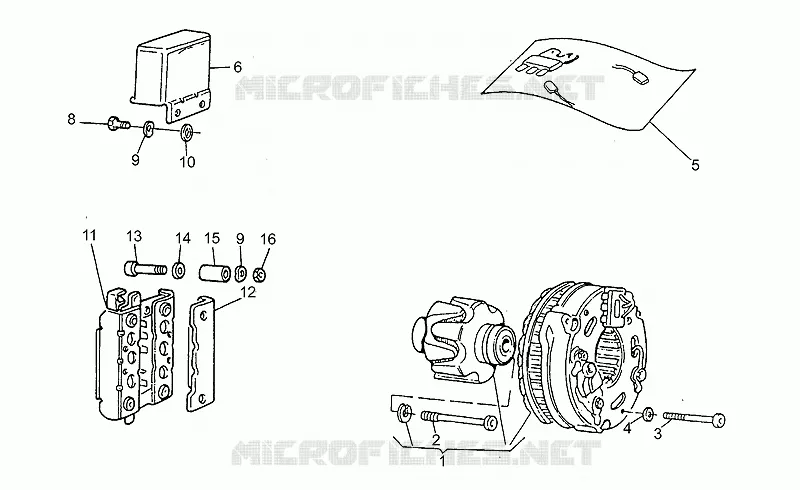Bosch alternator-regulator