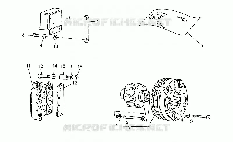 Bosch alternator-regulator