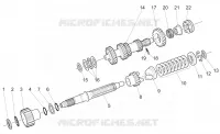 Primary gear shaft